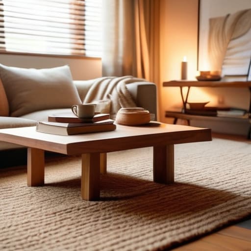 Achieving an apartment cozy aesthetic with textiles.