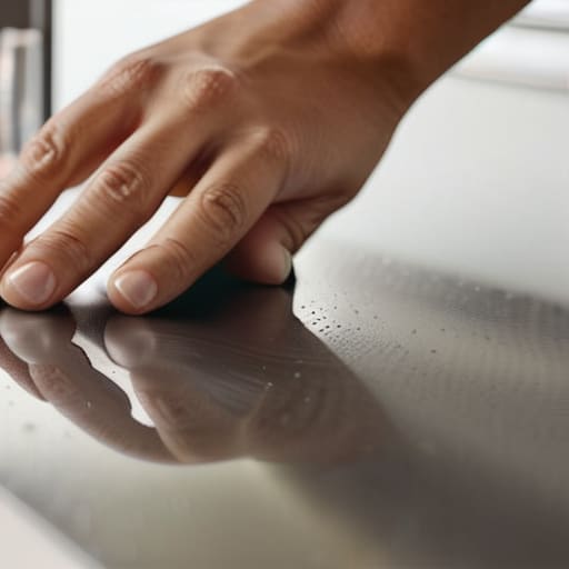 Cleaning appliances while Bringing It All Home.