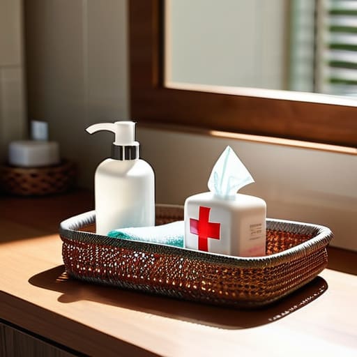 Essential toiletries for The Bathroom Basics.