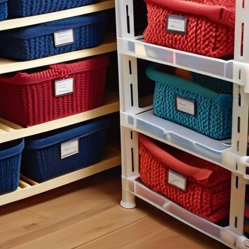 Tips on how to store seasonal items.