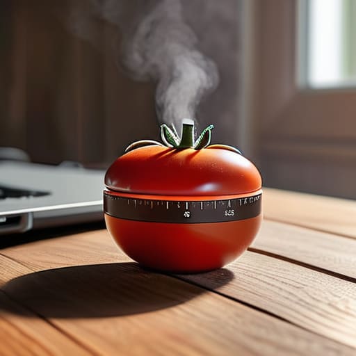 Using the pomodoro technique for productivity.